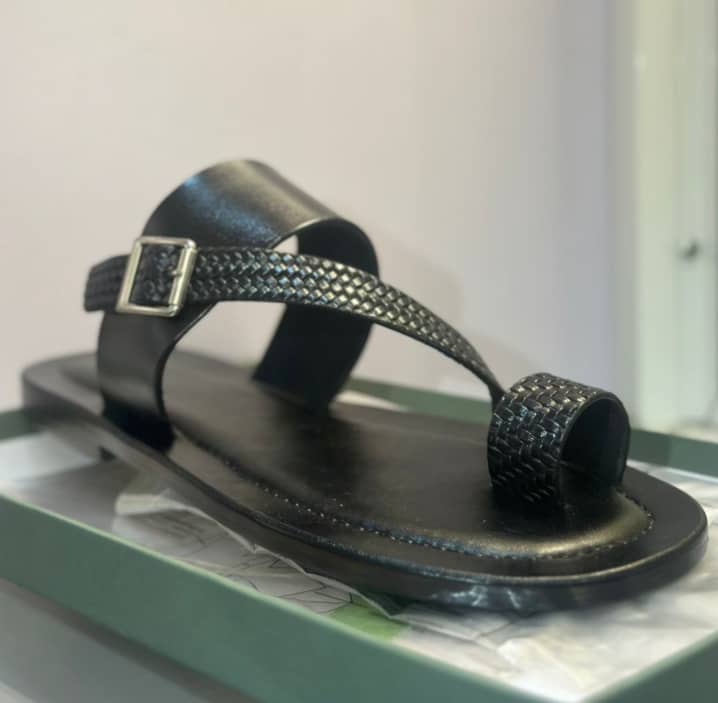 Chaussure en cuir modèle Naples - Cuir Acajou