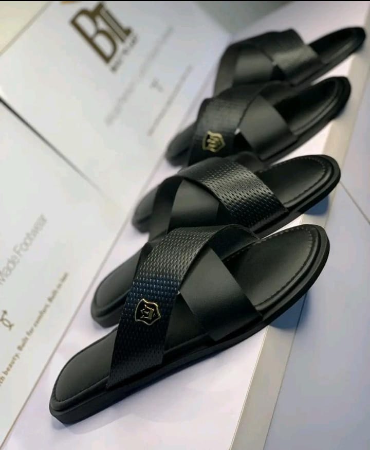 Chaussure en cuir modèle Terni - Cuir Bleu