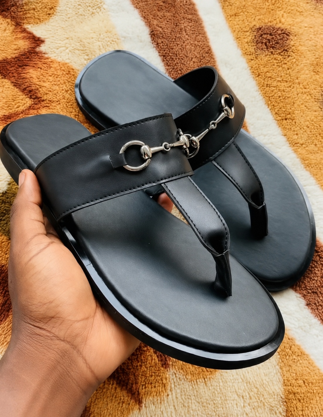Chaussure en cuir modèle Oxford - Cuir Ivoire