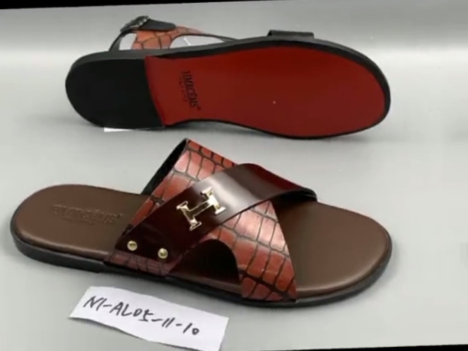 Chaussure en cuir modèle Belgravia - Cuir Acajou