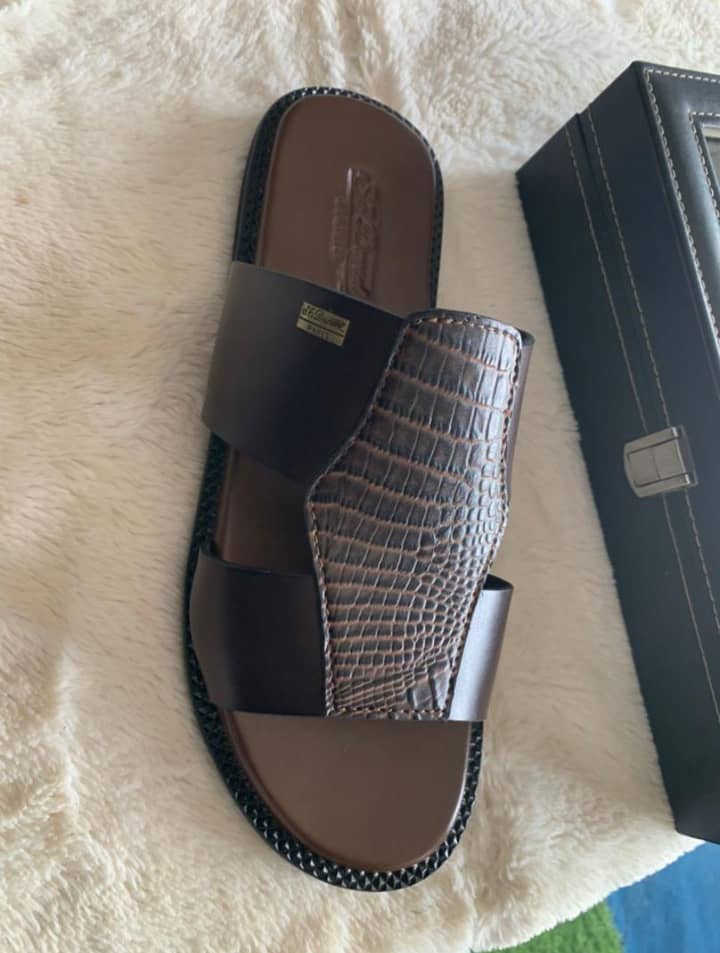 Chaussure en cuir modèle Beyrouth - Cuir Ébène
