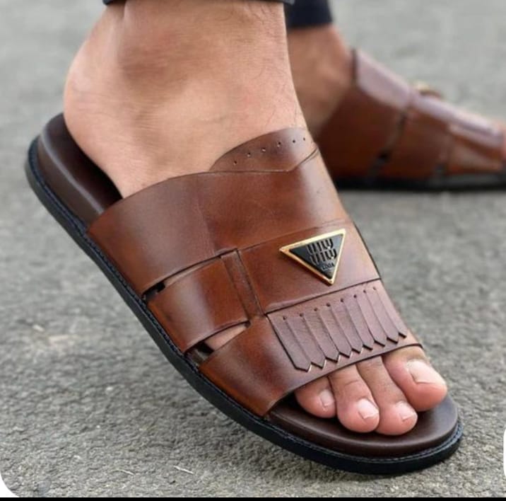 Chaussure en cuir modèle Genève - Cuir Havane