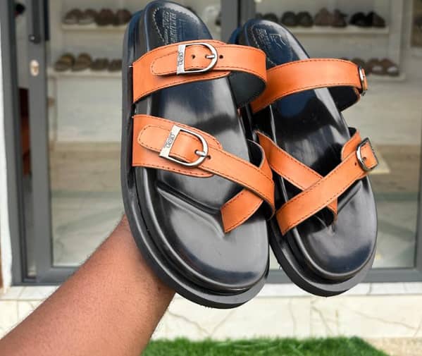Chaussure en cuir modèle Milano - Cuir Cuivre