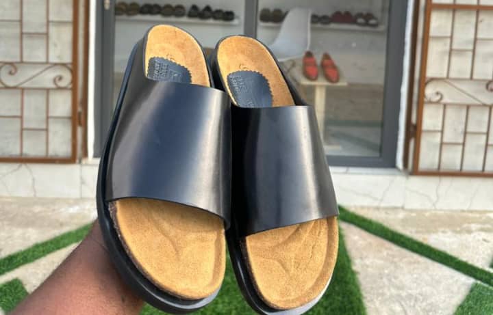 Chaussure en cuir modèle Capri - Cuir Camel
