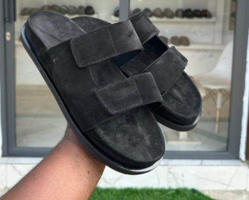 Chaussure en cuir modèle Amalfi - Cuir Ébène