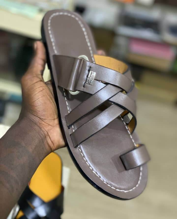 Chaussure en cuir modèle Tolède - Cuir Tabac