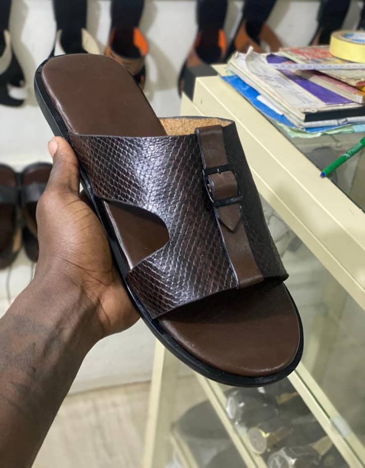 Chaussure en cuir modèle Porto - Cuir Acajou